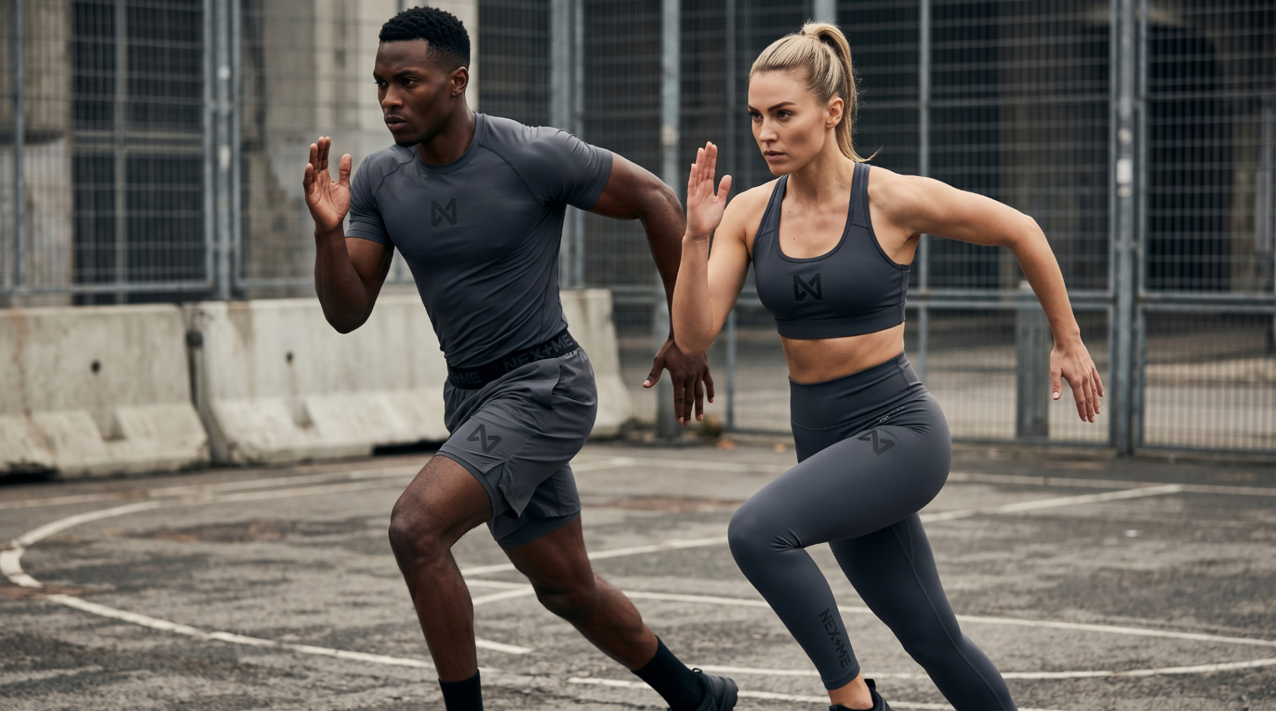 Athletes training